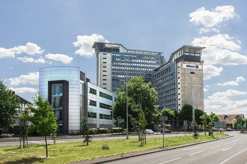 Exterior of a group of modern buildings